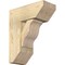 Ekena Millwork Funston Slat Rough Sawn Bracket w/ Offset Brace, Douglas Fir, 8"W x 18"D x 22"H BKT0806X18X22FST06RDF - alternate 1